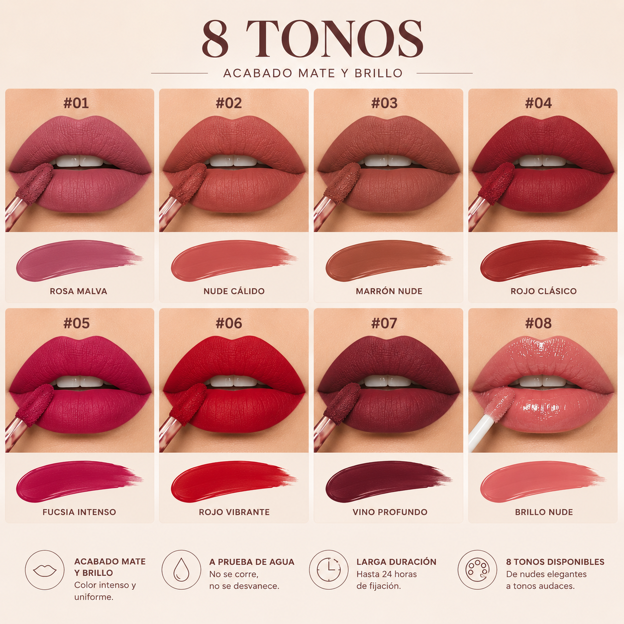 MatteLuxe 8 Tonos